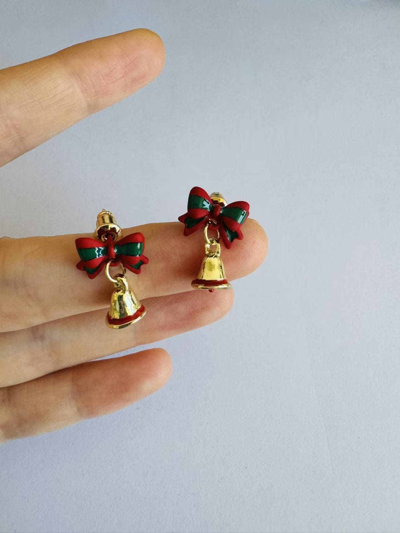 Red Studs Earrings For Lobe Piercing | Fairies Whisper