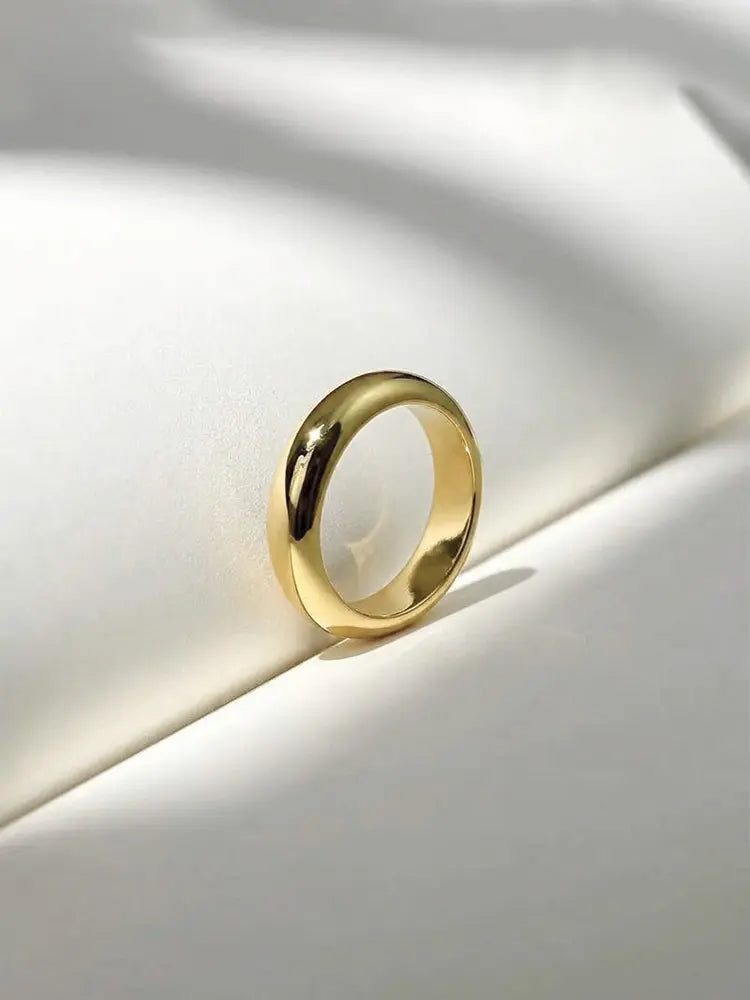 Bague classique vintage unie, best-seller