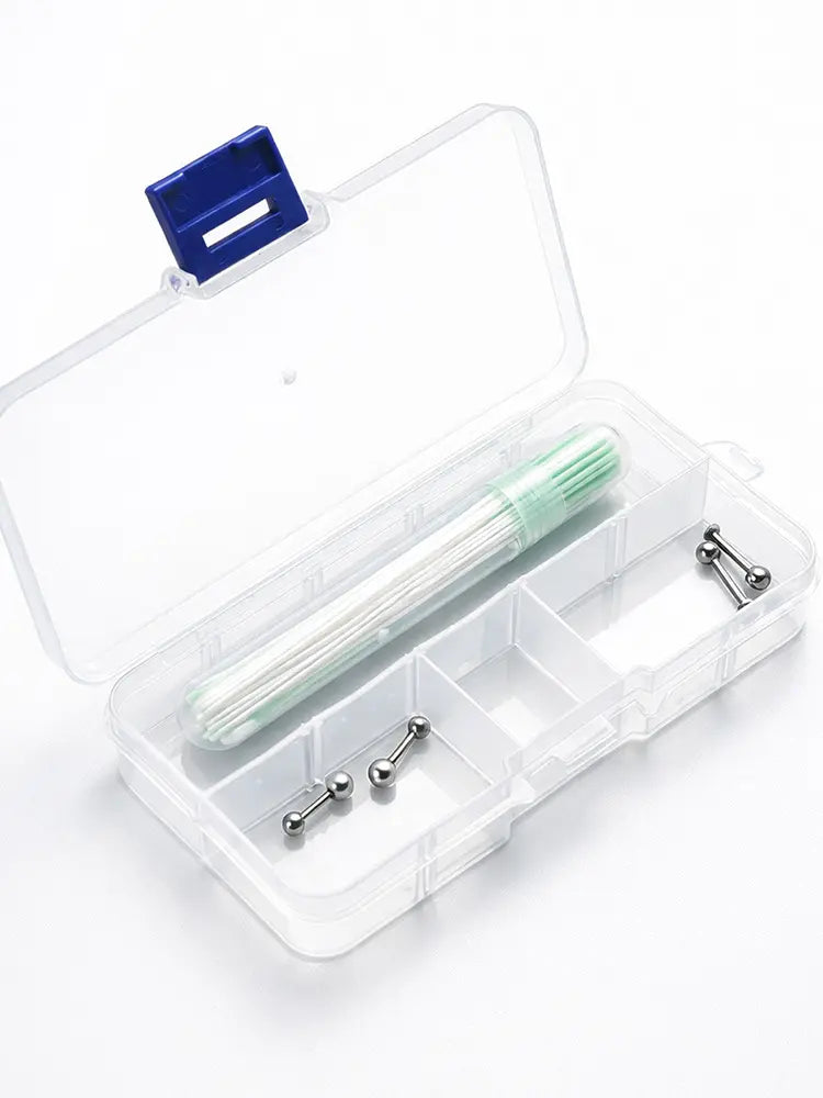 Kit de soin pour piercing ASTM F136, hypoallergénique