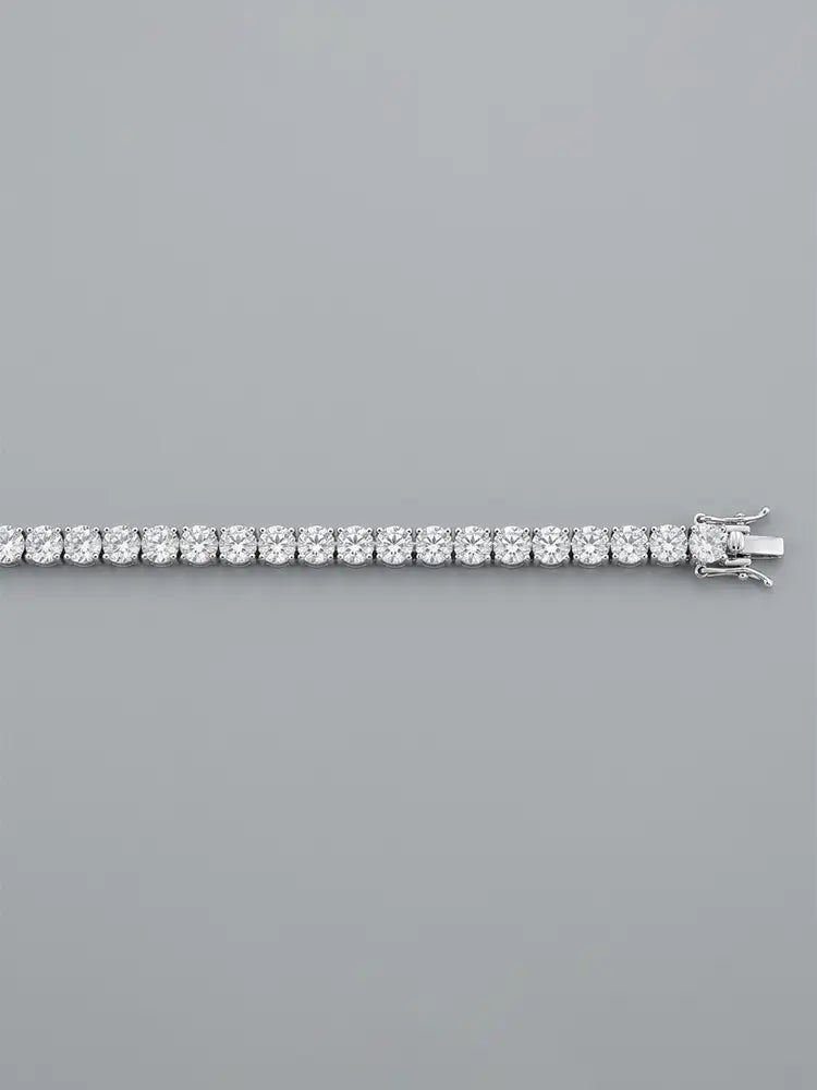 Classic CZ Tennis Chain High Quality Women Men | 18K Gold... - view 4