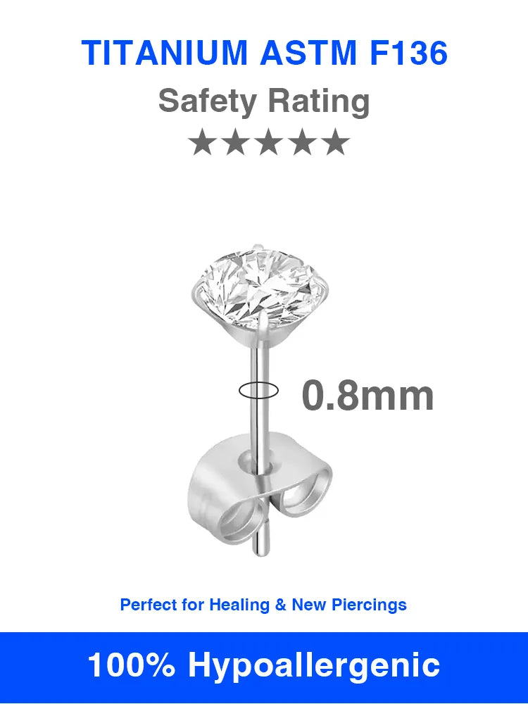 ASTM F136 Titanium Nose Ring