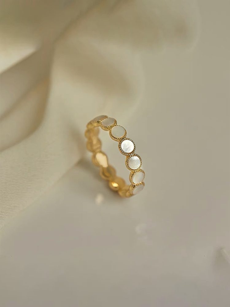 5-Piece Ring Set | Ring Box 18K Gold- plated Stainless