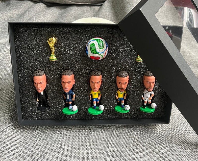 2026 Football Fan Desk & Car Decor Set – USA Canada Mexico Theme Collectible Figurines & Party Display Ornaments Gift