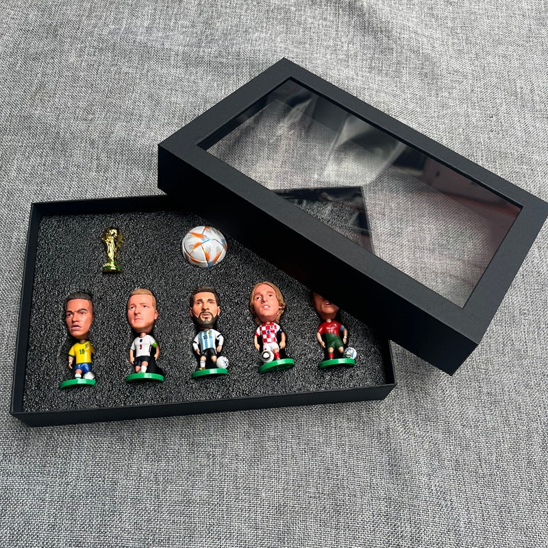 2026 Football Fan Desk & Car Decor Set – USA Canada Mexico Theme Collectible Figurines & Party Display Ornaments Gift