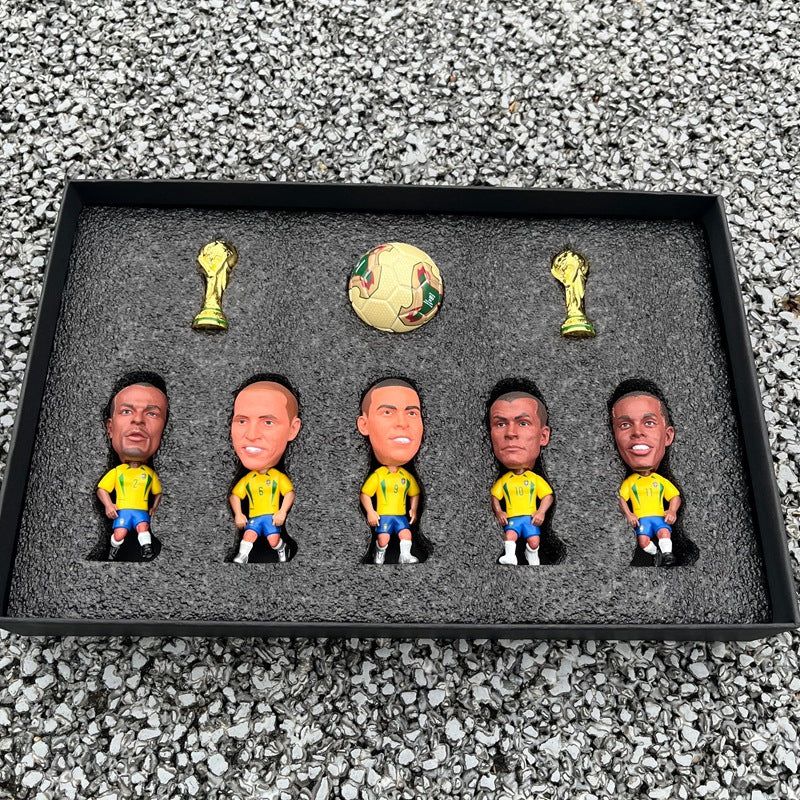 2026 Football Fan Desk & Car Decor Set – USA Canada Mexico Theme Collectible Figurines & Party Display Ornaments Gift