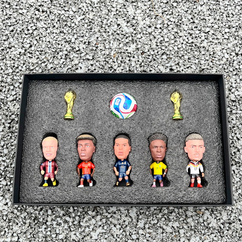 2026 Football Fan Desk & Car Decor Set – USA Canada Mexico Theme Collectible Figurines & Party Display Ornaments Gift