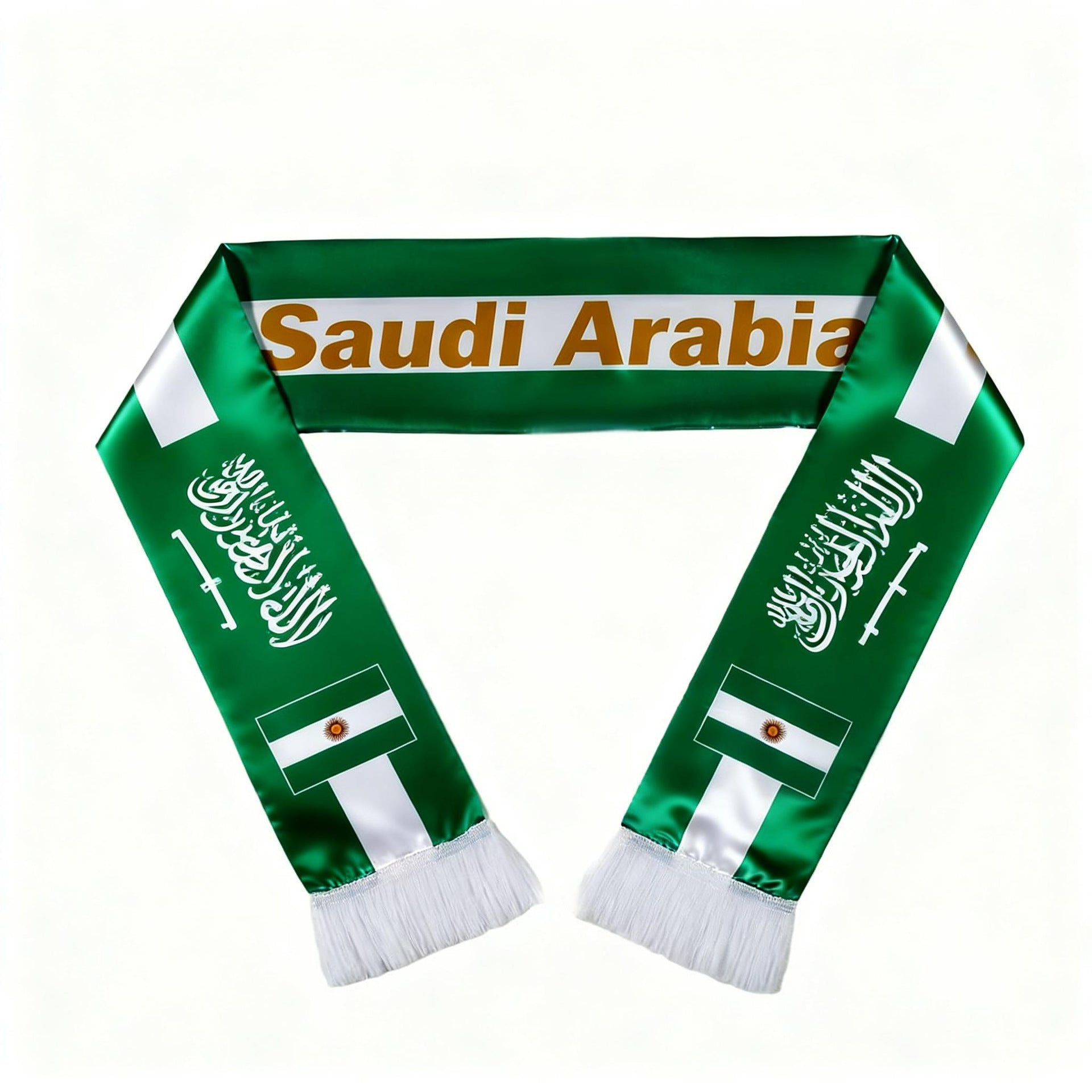 2026 Football Fan Scarf – Polyester Supporter Scarf with Custom Logo, Team Spirit Cheer Scarf for Sports Events and Fan Parties