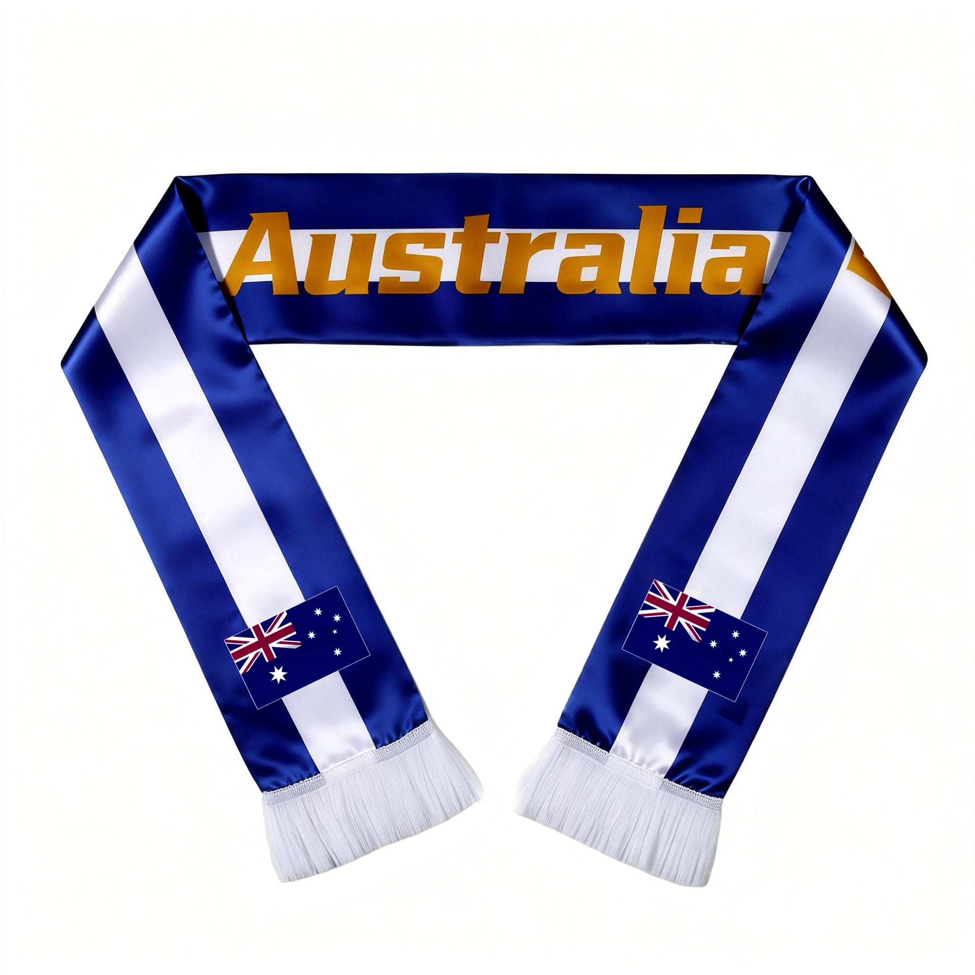 2026 Football Fan Scarf – Polyester Supporter Scarf with Custom Logo, Team Spirit Cheer Scarf for Sports Events and Fan Parties