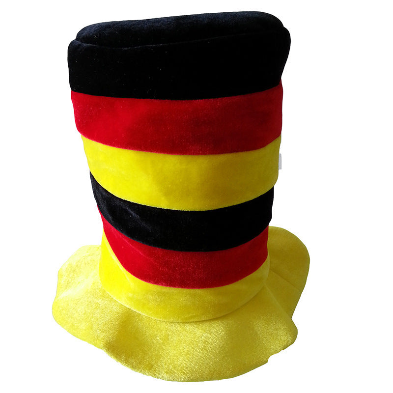 2026 Football Fan Velvet Hat - National Flag Supporter Party Hat, suitable for sporting events, fan gatherings, and game day celebrations
