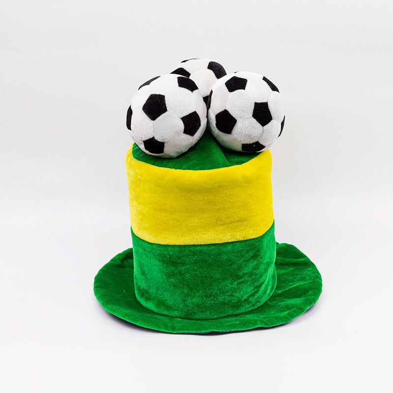 2026 Football Fan Velvet Hat - National Flag Supporter Party Hat, suitable for sporting events, fan gatherings, and game day celebrations