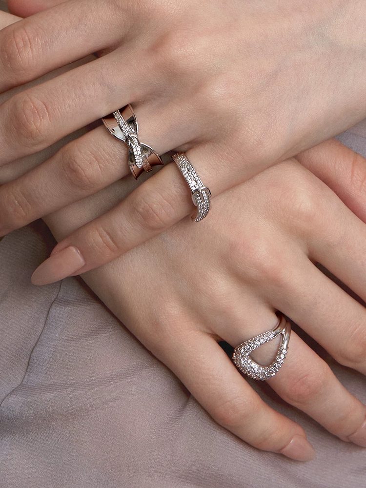3-piece matching ring set design