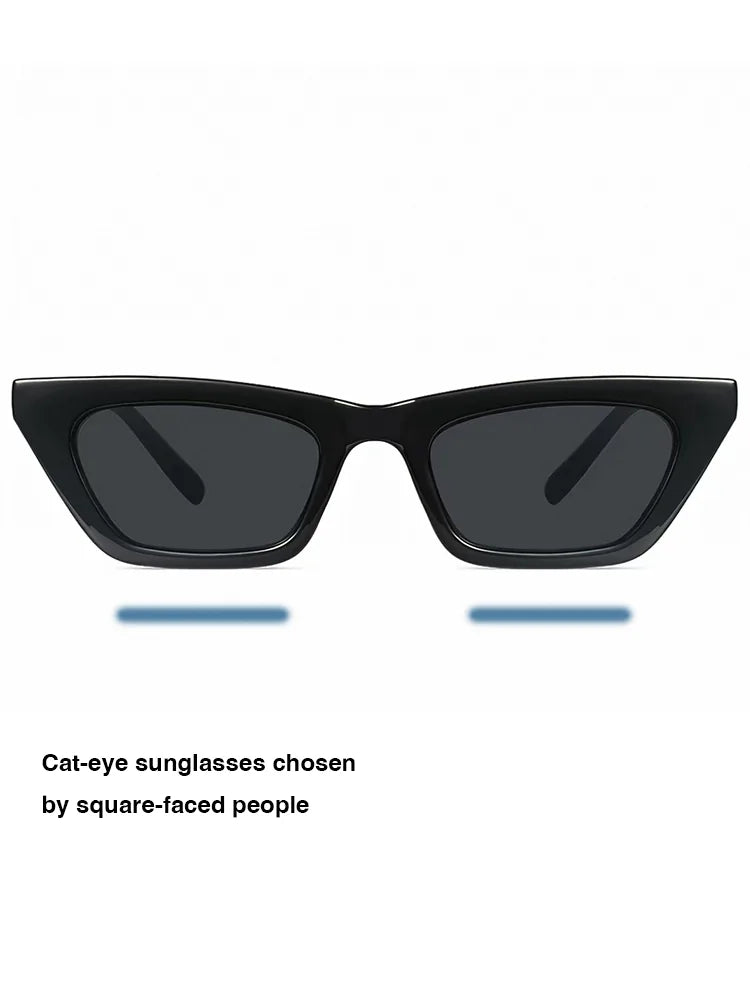 Cat Eye Sunglasses for Round & Square Faces UV400
