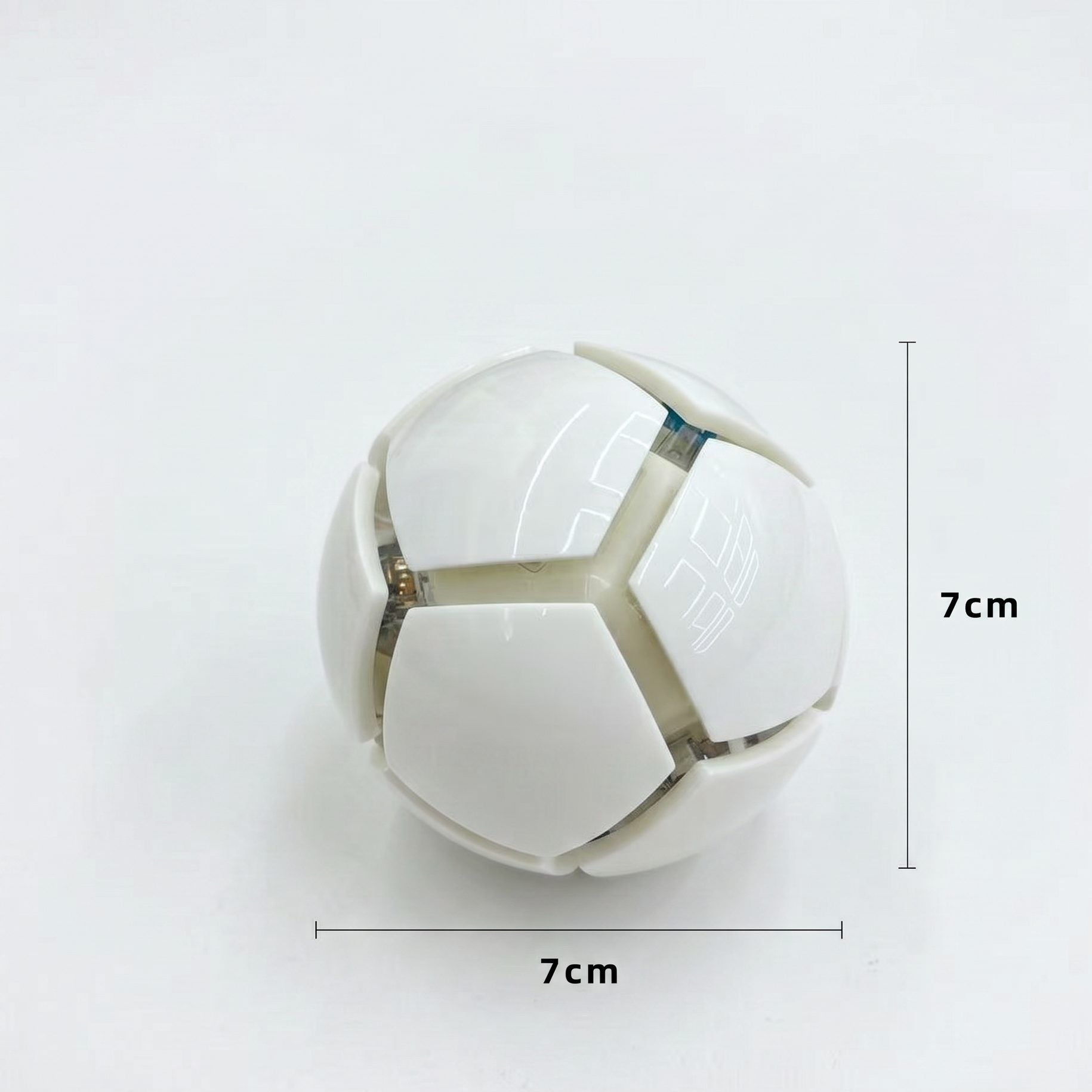 Creative assembled football-shaped toy, international competition stress-relief gadget, keychain integrated pendant football