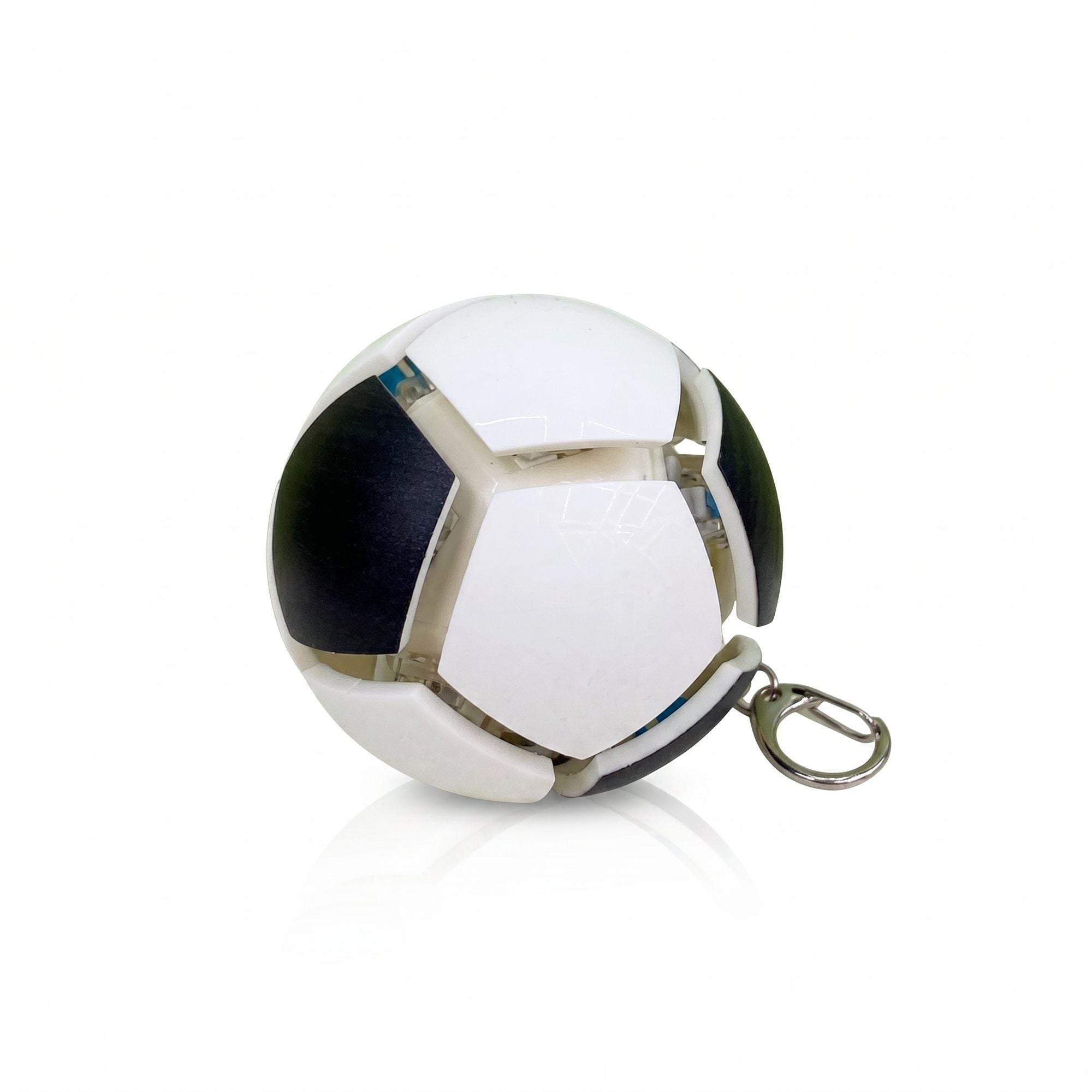 Creative assembled football-shaped toy, international competition stress-relief gadget, keychain integrated pendant football