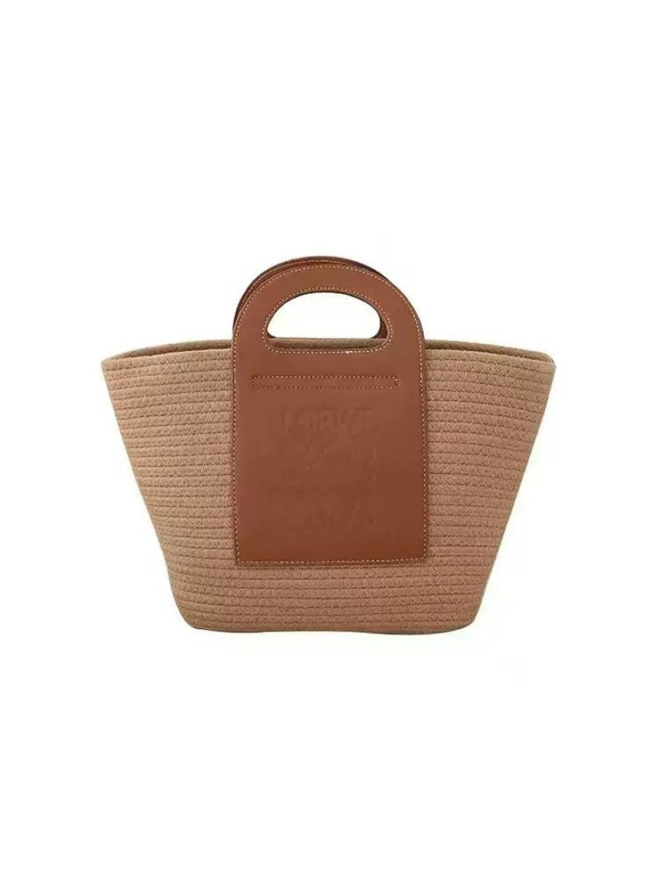 Fashion Handwoven Straw Beach Bag Oversized Summer Bag