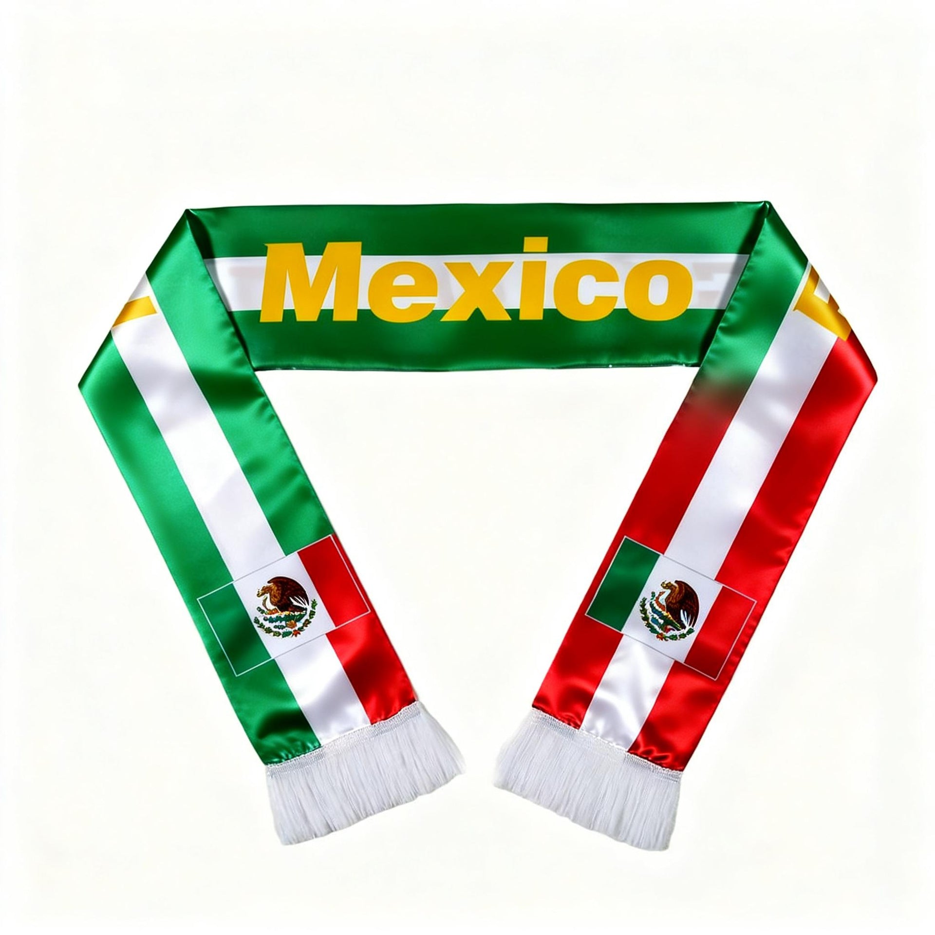 Football Fan Scarf - Polyester Supporter Scarf for Sports Events and Fan Celebrations