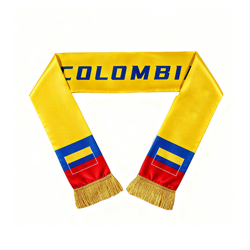 Football Fan Scarf - Polyester Supporter Scarf for Sports Events and Fan Celebrations