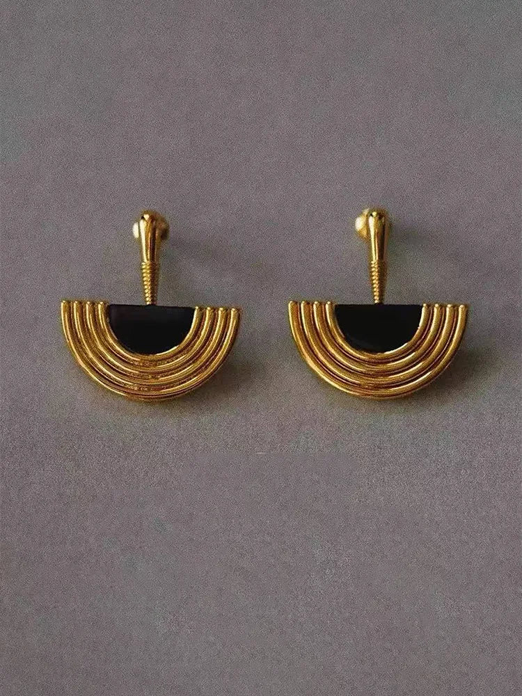 French Egyptian earrings necklace set - view 4