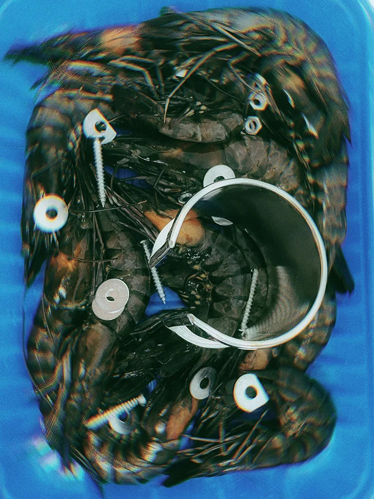 Minimalist wide bangle with raw industrial finish