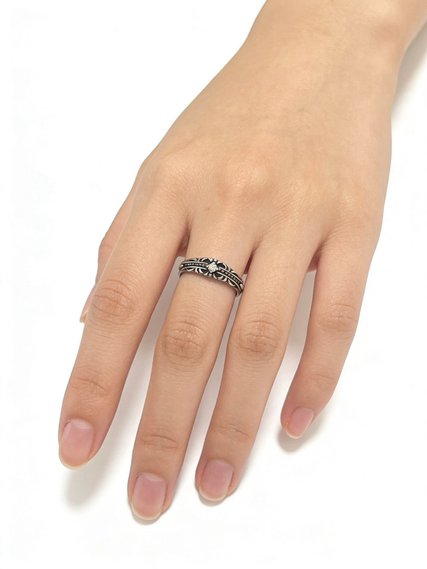 Vintage Authentic Gold-Tone Turn-Lock Ring