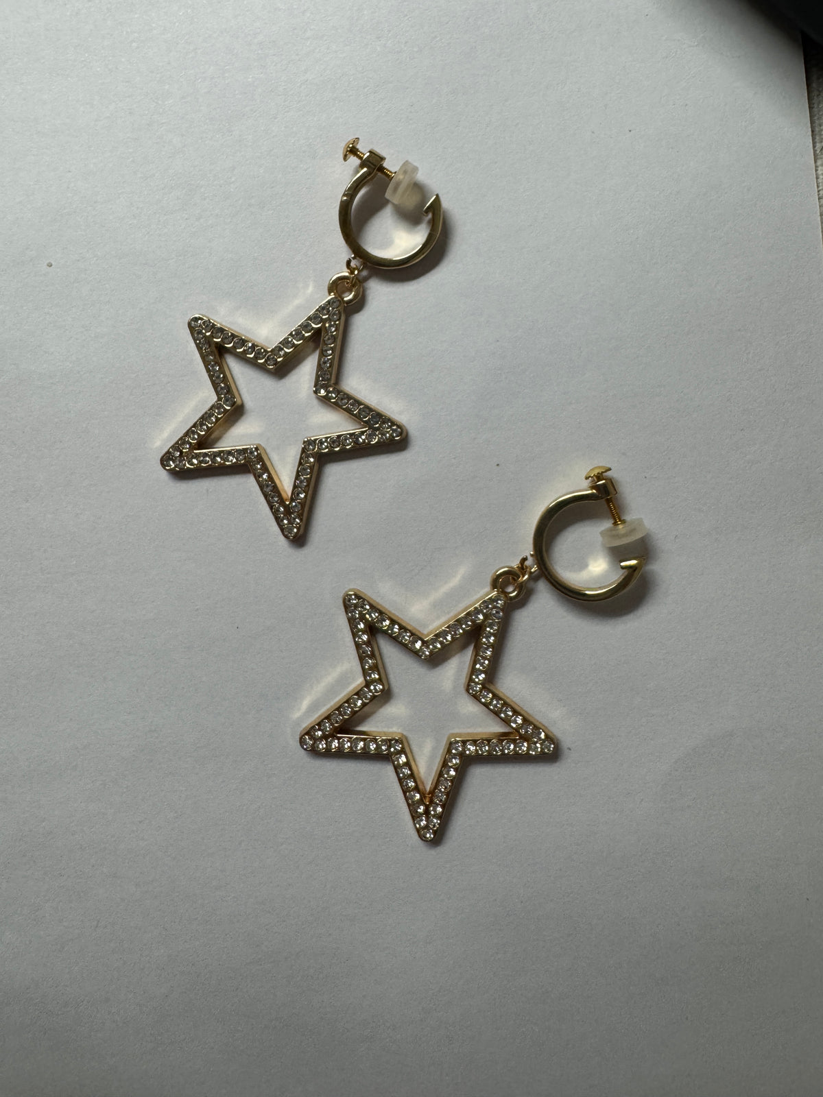 Star Comfortable Clip-On Earrings Ear Clips