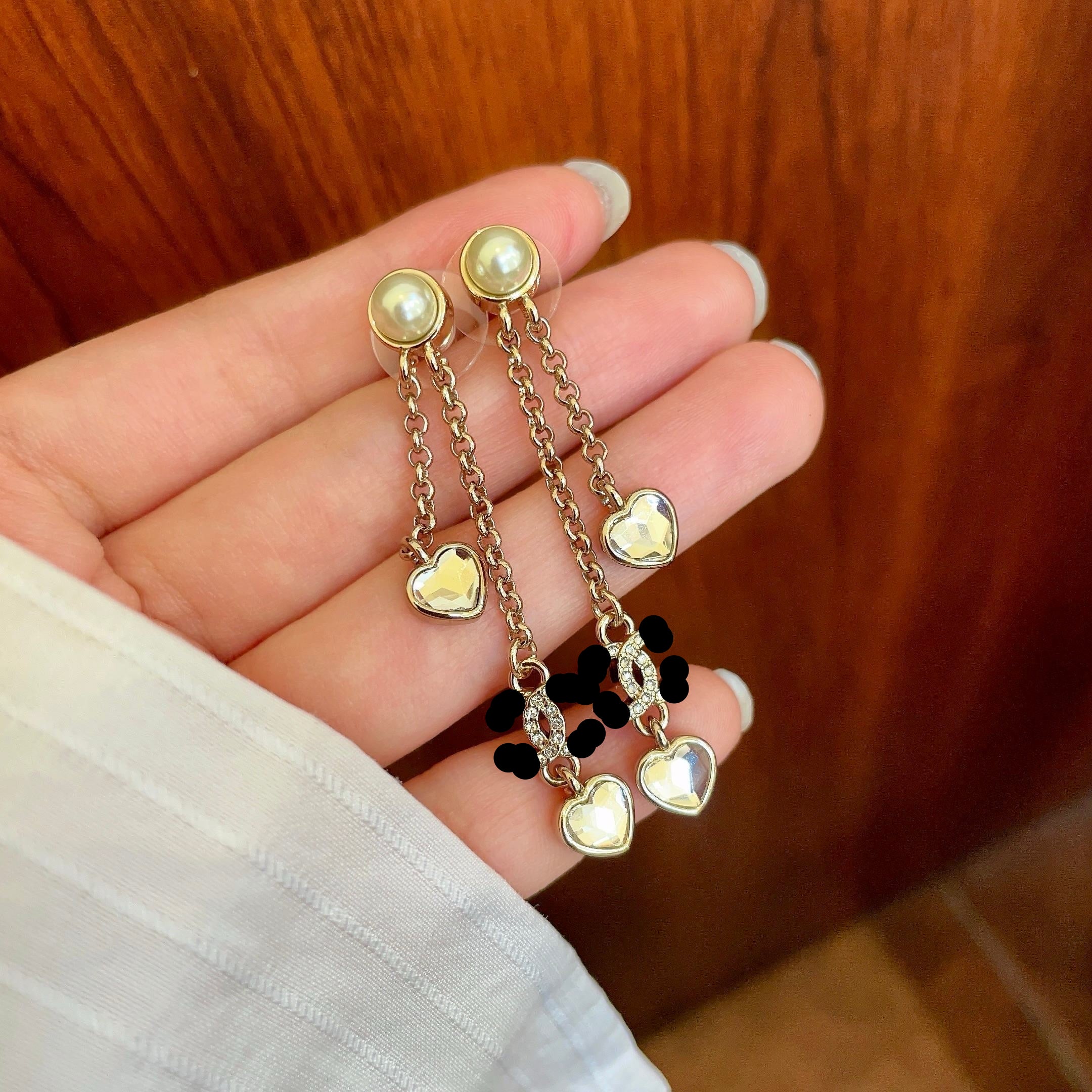 Vintage Authentic Chanel Gold-Tone Turn-Lock Earrings