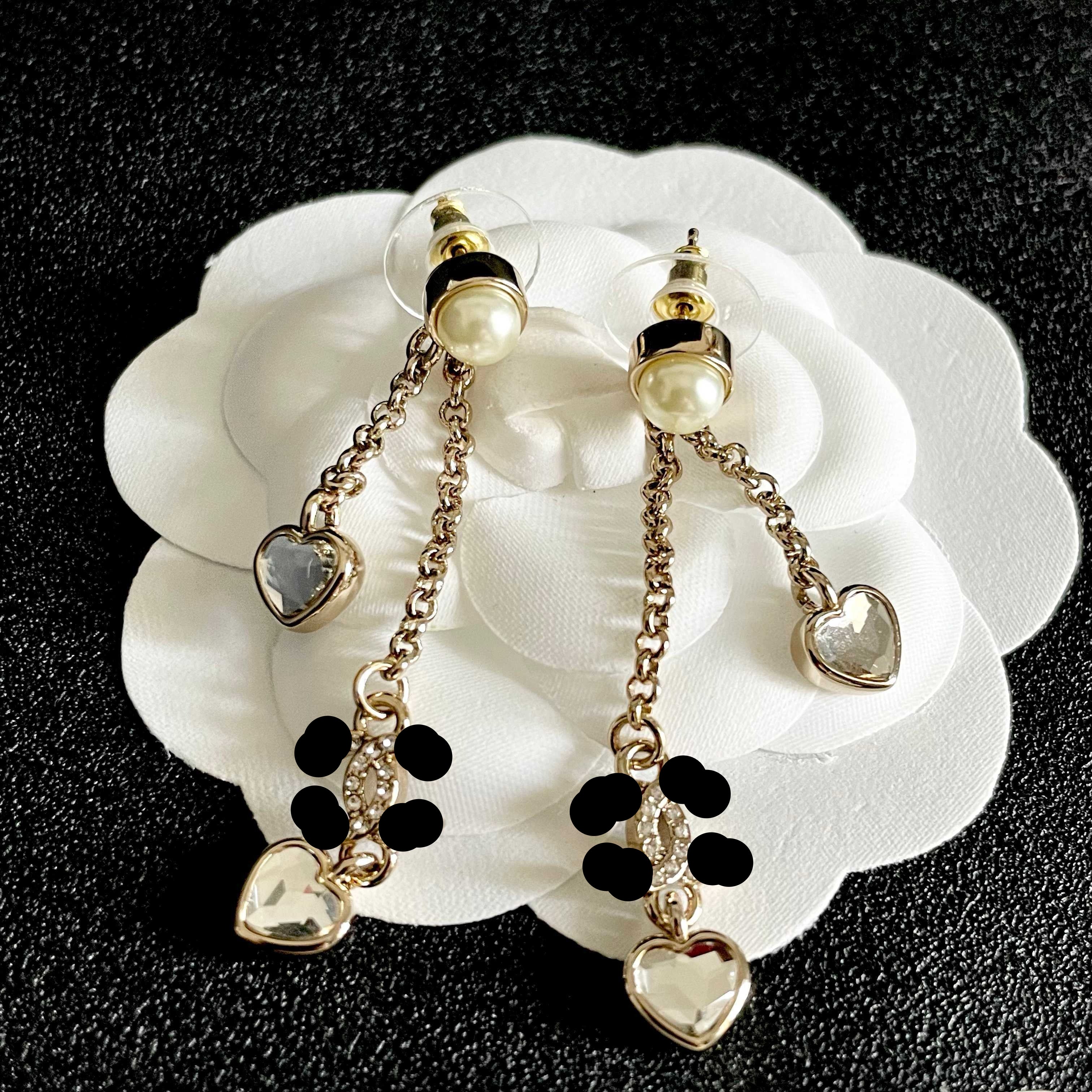 Vintage Authentic Chanel Gold-Tone Turn-Lock Earrings