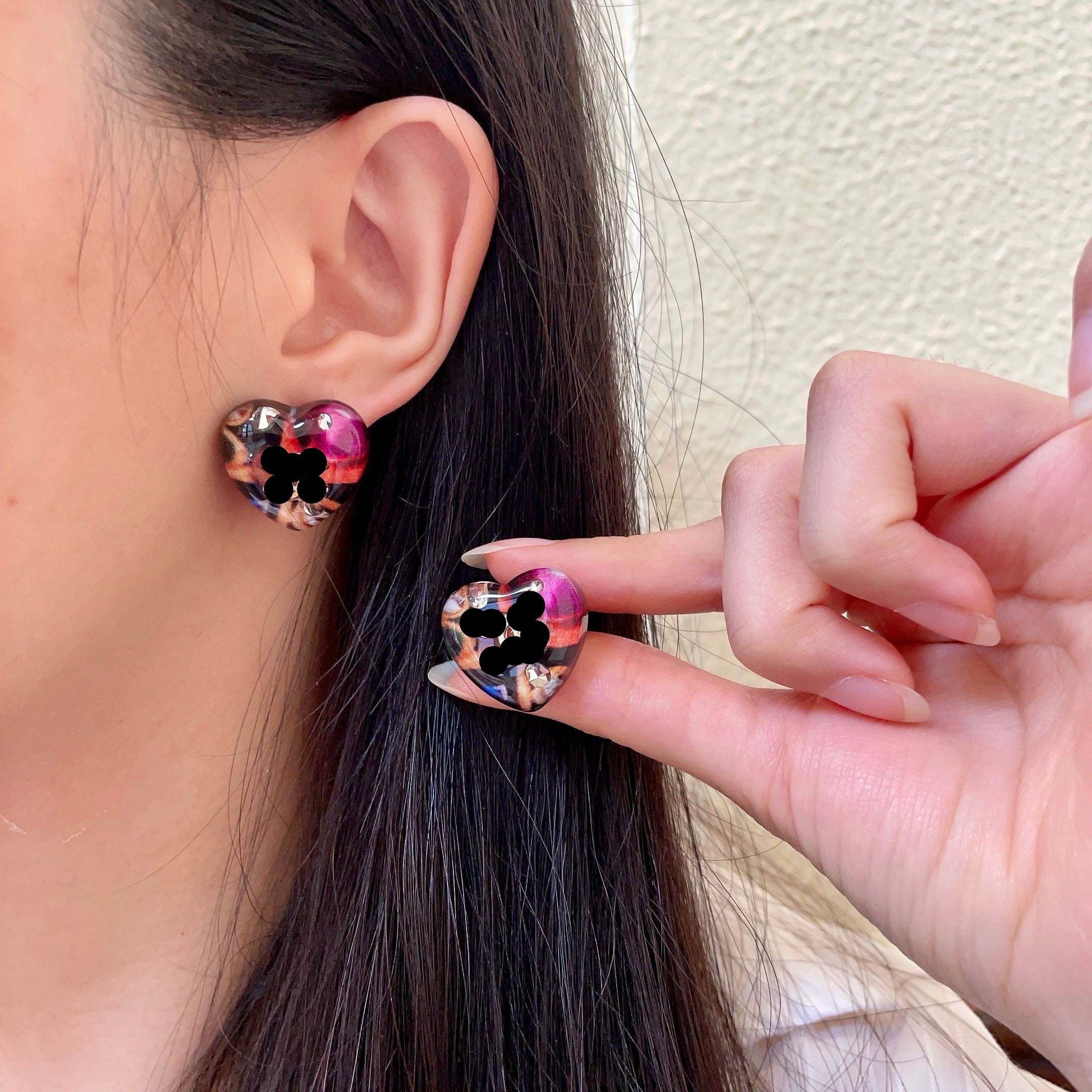 Vintage Authentic Gold-Tone Turn-Lock Earrings
