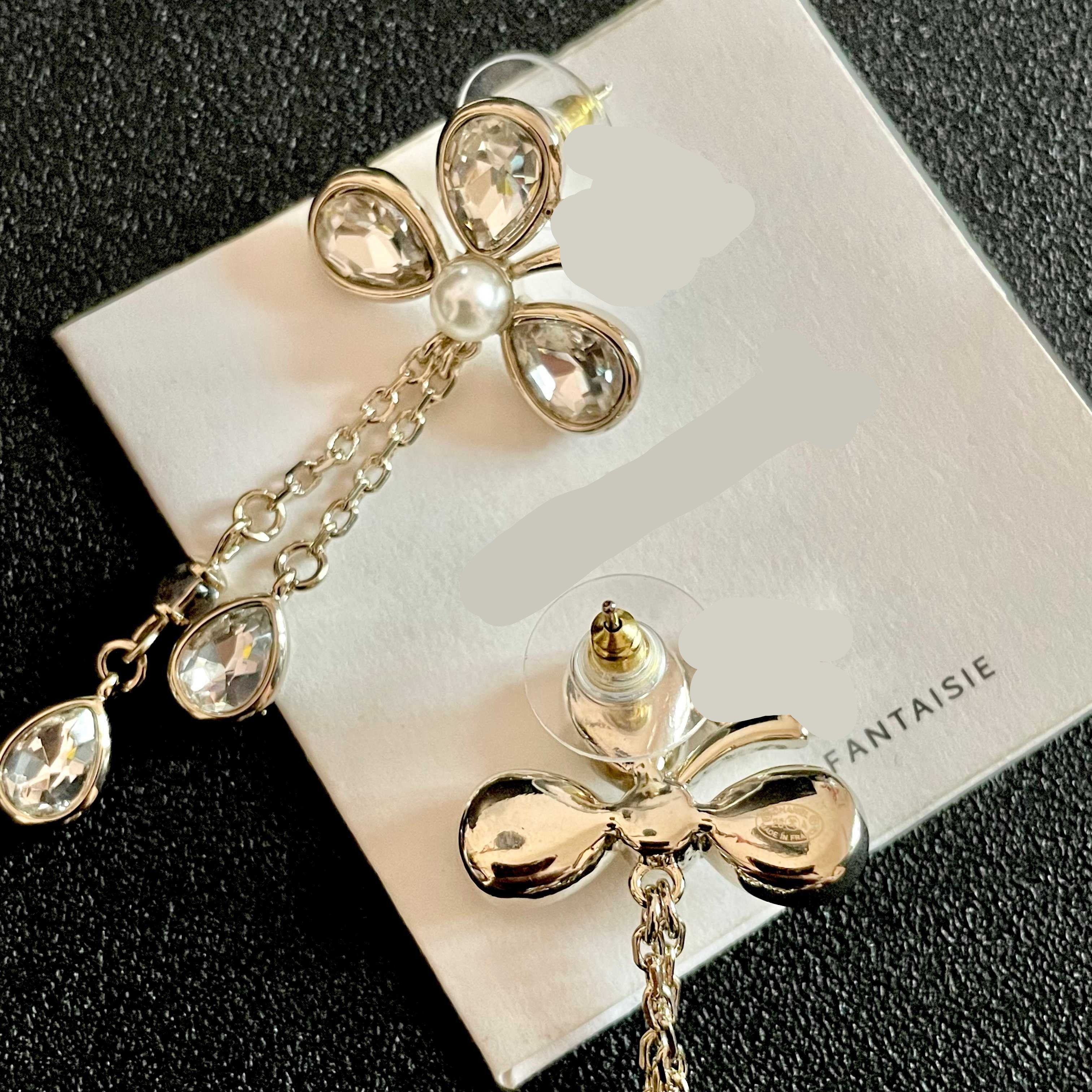 Vintage Authentic Gold-Tone Turn-Lock Earrings