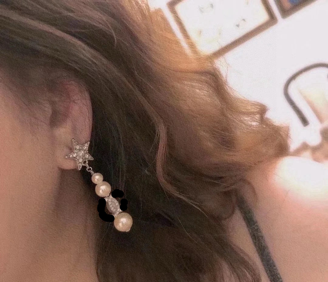 Vintage Authentic Gold-Tone Turn-Lock Earrings