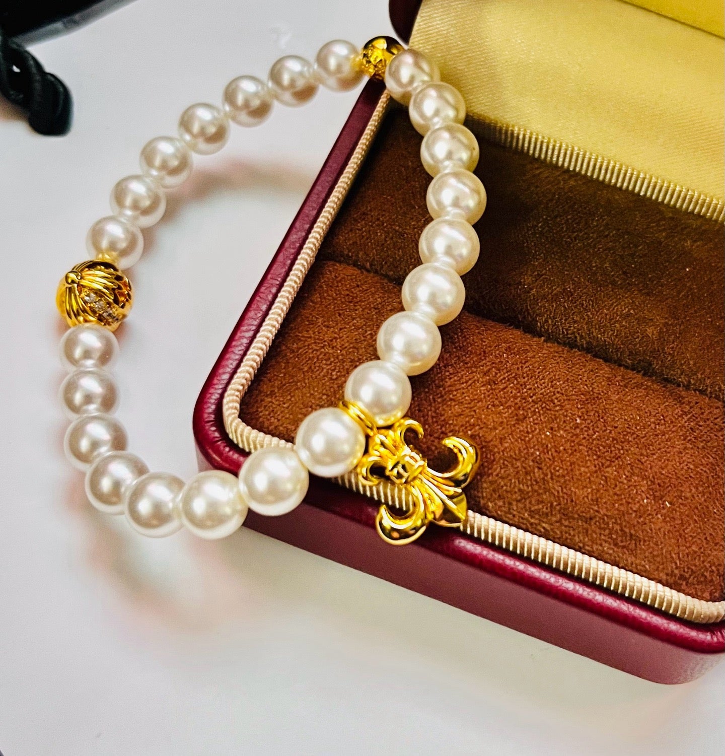 Vintage Authentic Gold-Tone Turn-Lock Bracelet