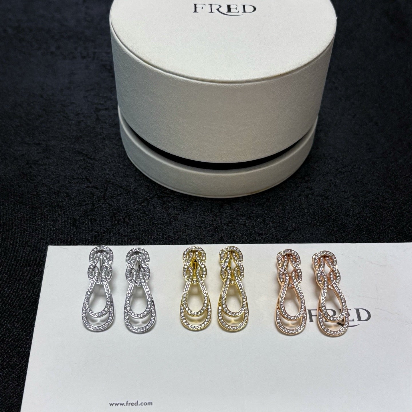 Vintage Authentic Gold-Tone Turn-Lock Earrings