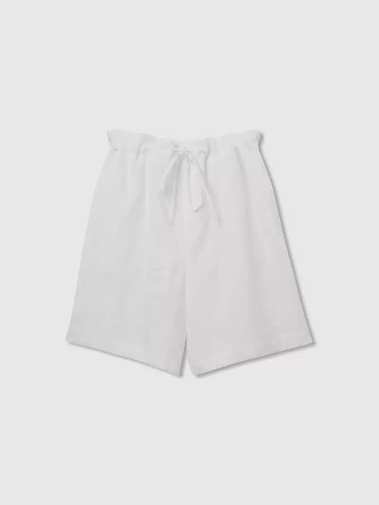 Old Money Minimalist Heavyweight Linen Shirt & Shorts Set