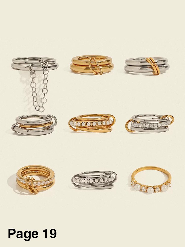 Open Ring & Close Ring 3-Piece Mystery Set / 5-Piece Curated Set / 10-Piece Master Elevate your daily look with our hand-selected ring trio.