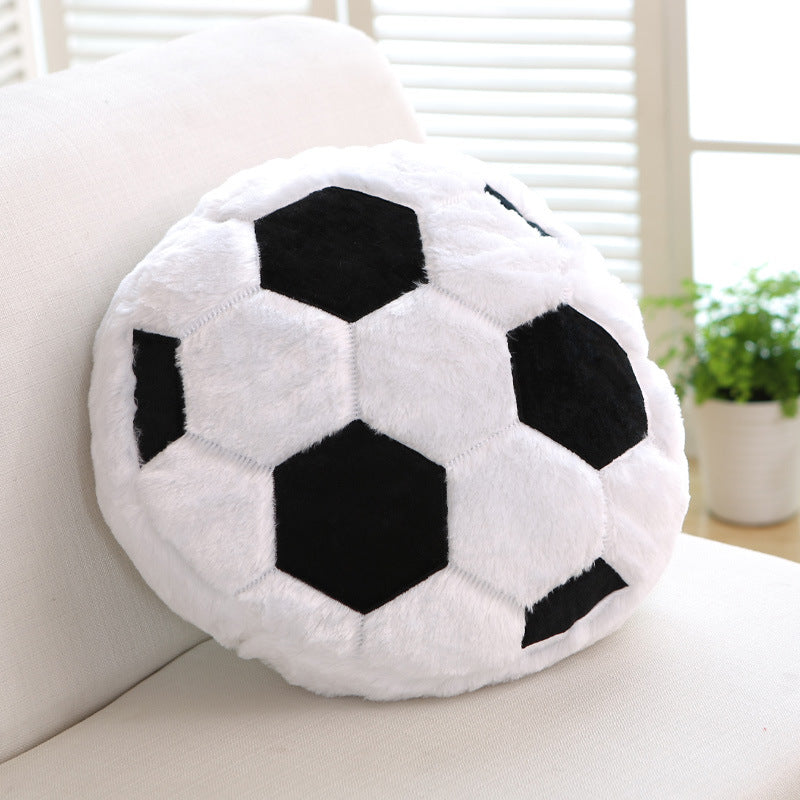 Sports Ball Plush Cushion & Toy Collection - Football, Soccer, Basketball, Baseball & Rugby Plush Pillows with PP Cotton Filling