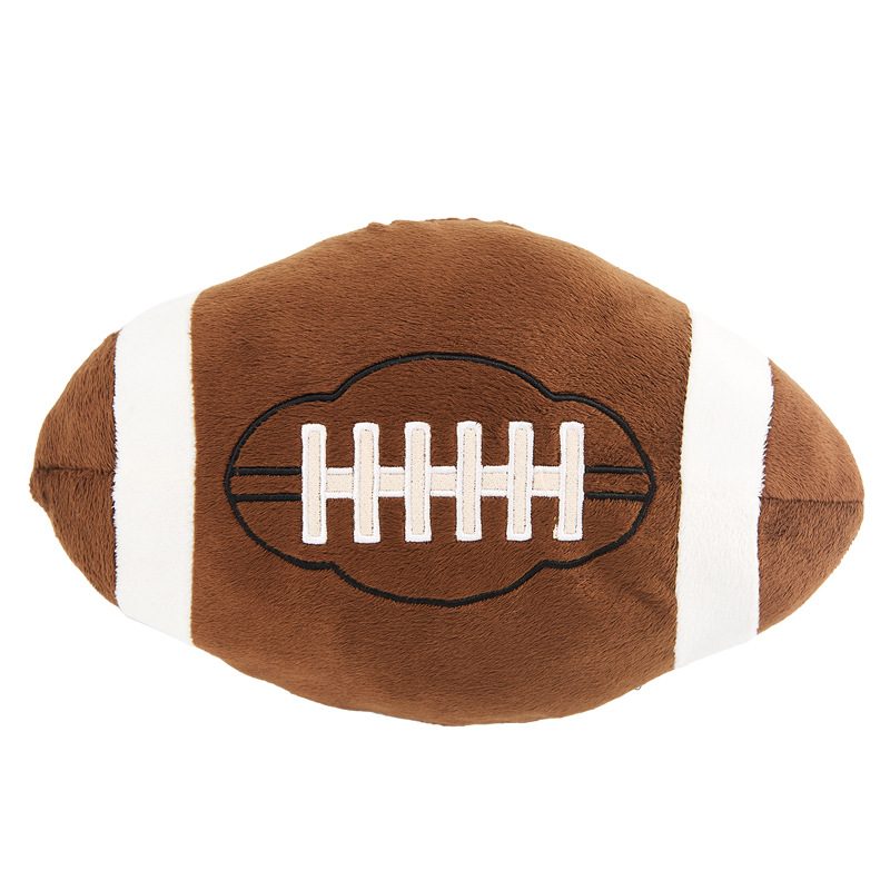 Sports Ball Plush Cushion & Toy Collection - Football, Soccer, Basketball, Baseball & Rugby Plush Pillows with PP Cotton Filling