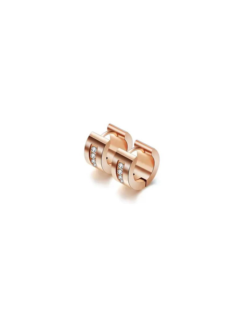 Versatile Minimalist 7mm Hollow Semi-hoop Single-r - view 2