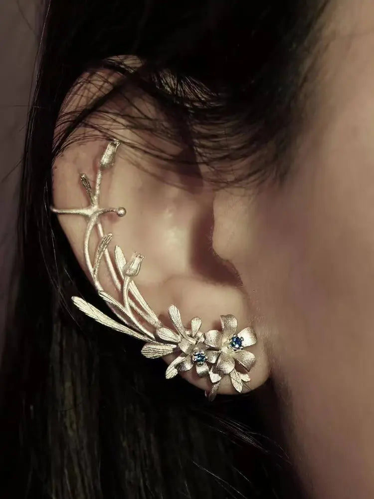 Boucles d'oreilles clips vintage Lily Bloom