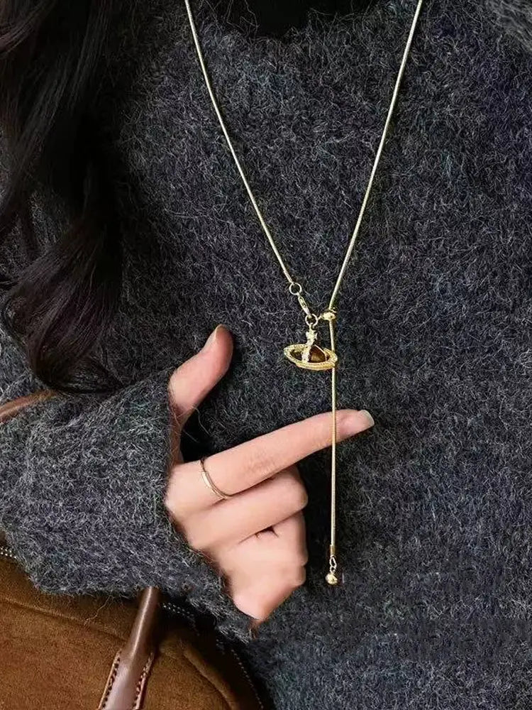 Fashion Adjustable Necklace UFO Cube