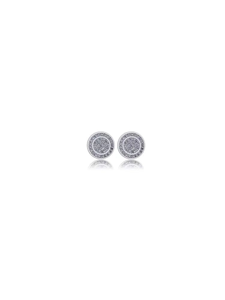 Drip Culture Micro-pave Zirconia Square Studs