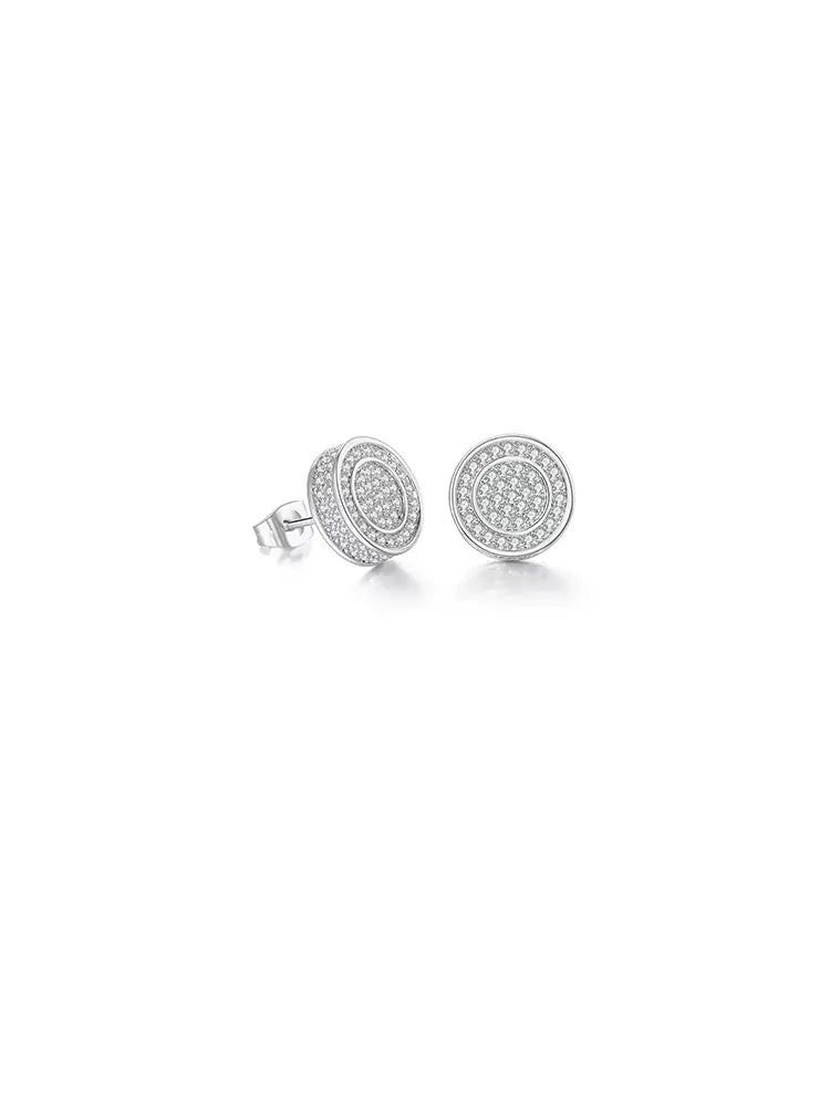 Drip Culture Micro-pave Zirconia Square Studs