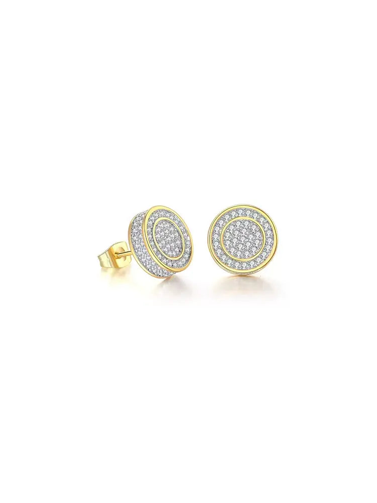 Drip Culture Micro-pave Zirconia Square Studs