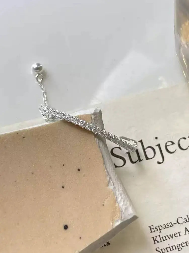 Popular chain adjustable ring set silver starer