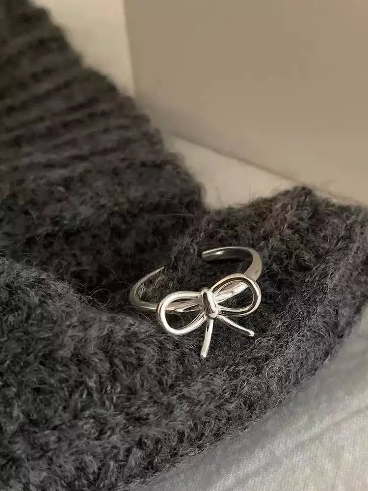 Happy rings set in silver smile flavor color 5 rings s925