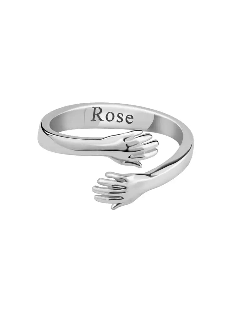 Custom Engraving On Open Ring S925