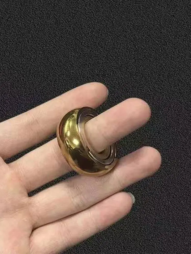 Stainless Steel Fidget Ring No texture