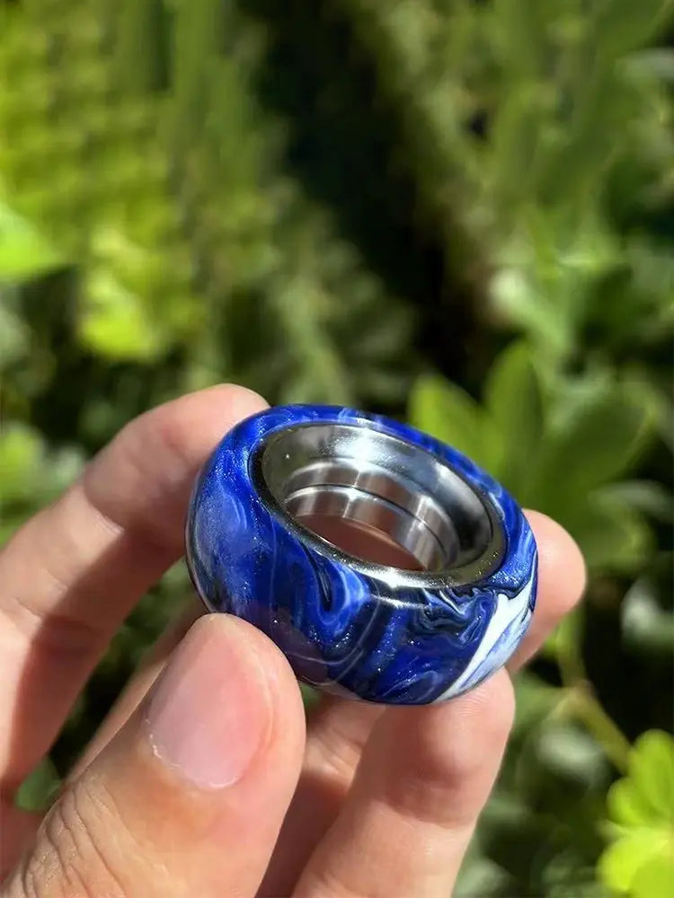 Stainless Steel Fidget Ring No texture Color