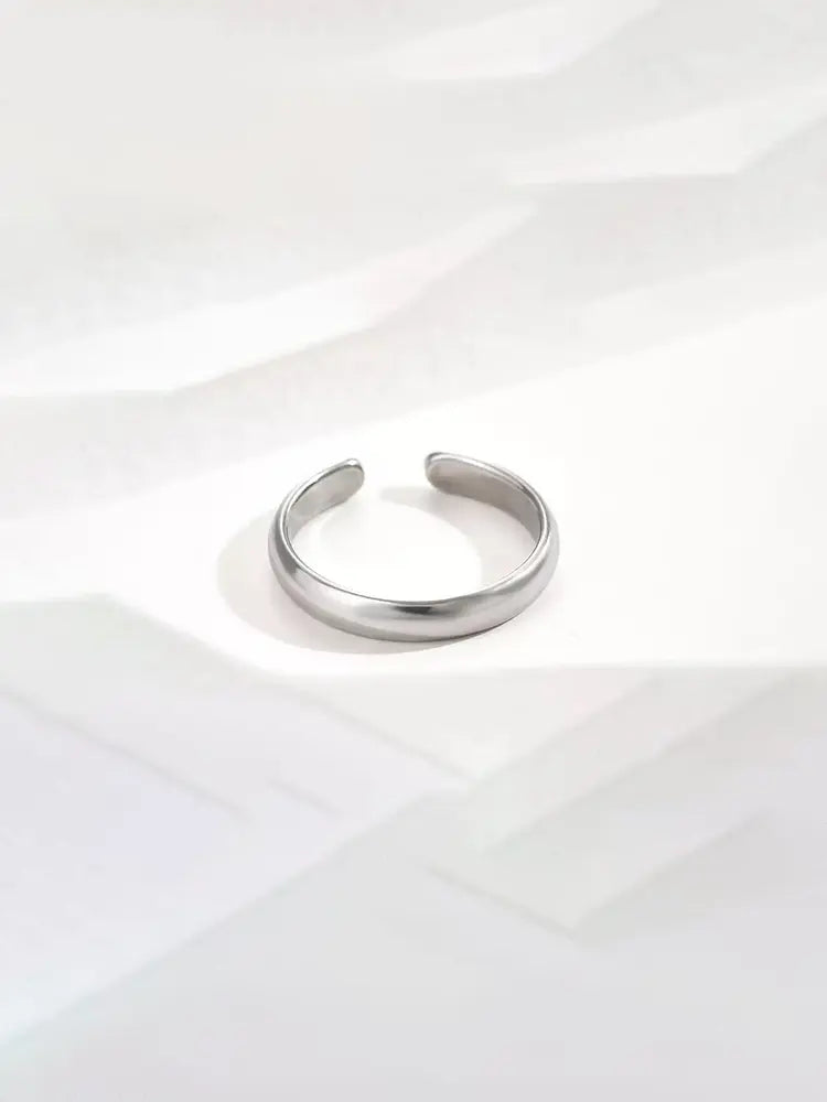 Beach Adjustable Toe Ring Stainless Steel Minimalist Band