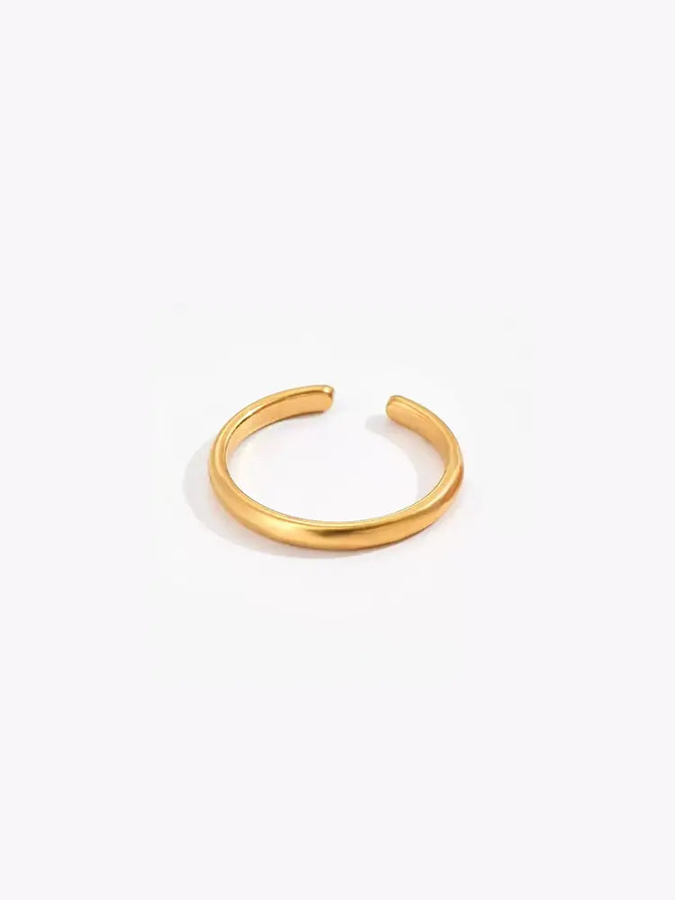 Beach Adjustable Toe Ring Stainless Steel Minimalist Band