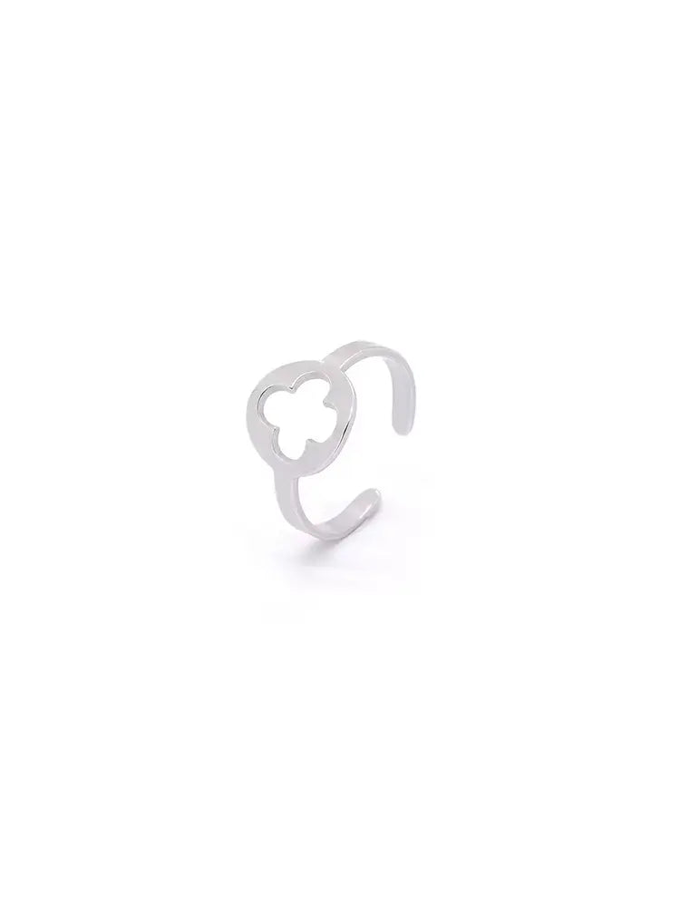 Adjustable Toe Ring for Women, Beach Minimalist Stainless Steel Band 2-Piece
